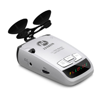 Radar laser detector with robot and strelka